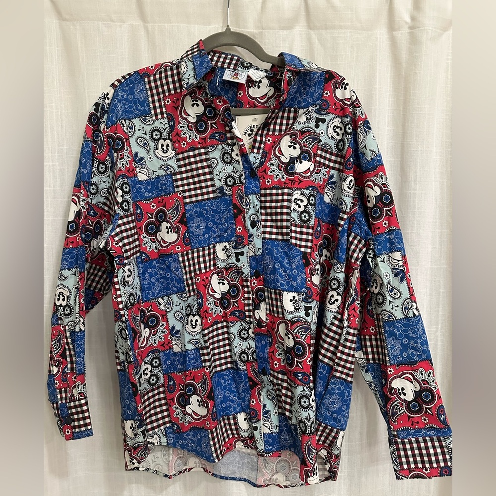 NWT Vintage Mickey Button Down